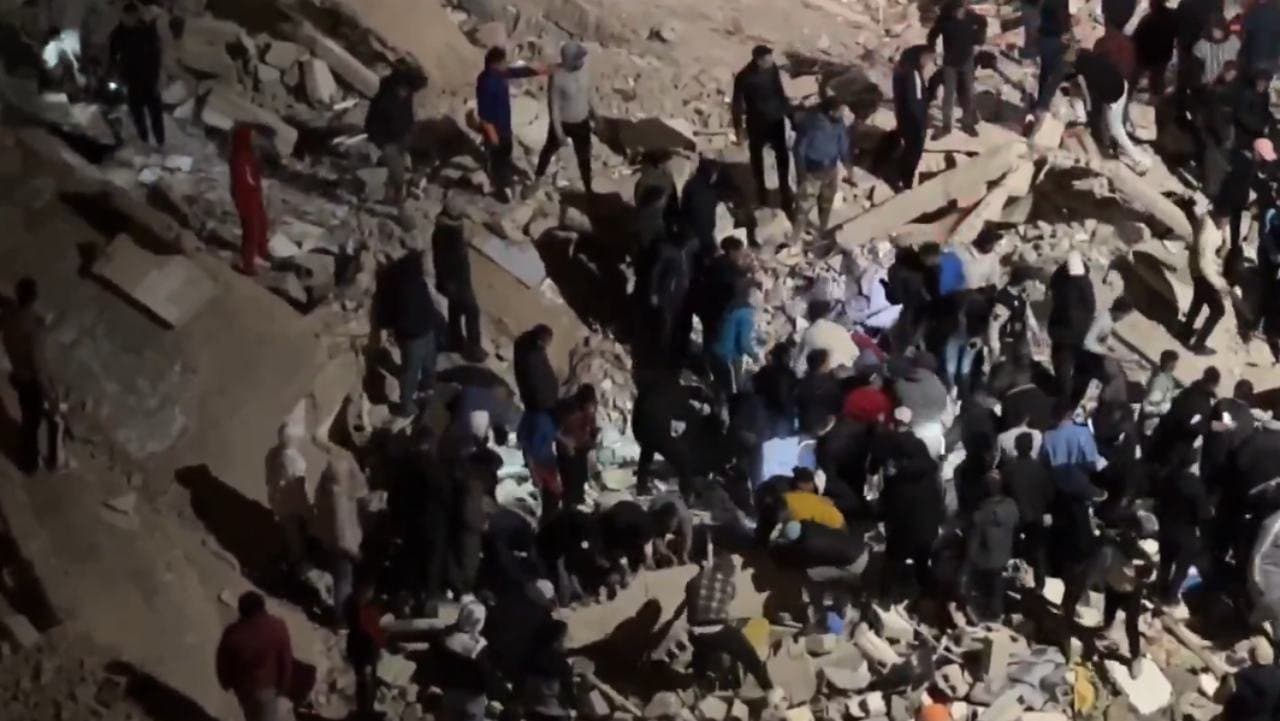 Two building collapsed in Morocco several died