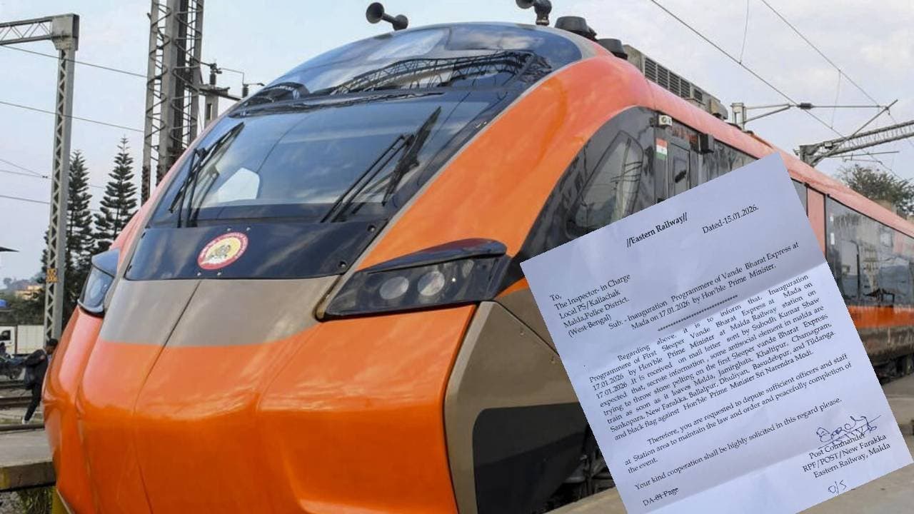 RPF Letter to Kaliachak Police Station amid Security Issue of Vande Bharat Sleeper