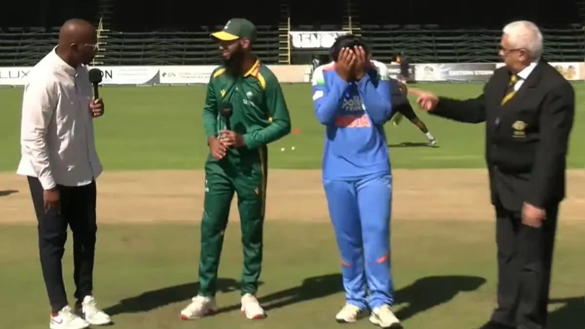 Vaibhav Suryavanshi could not hide his despair after he lost the toss against U19 South Africa