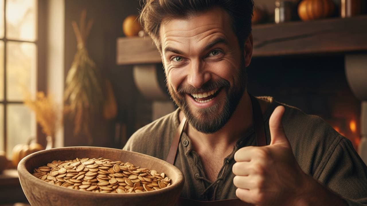 Eating pumpkin seeds daily can improve the quality of semen.foo