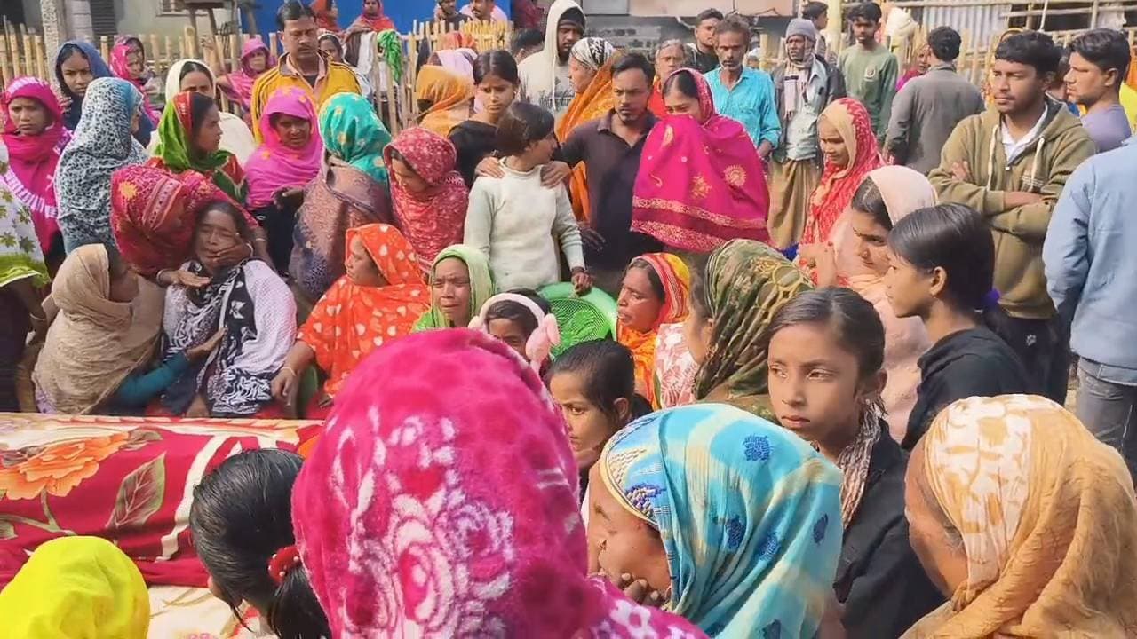 A man death due to heart attack in murshidabad