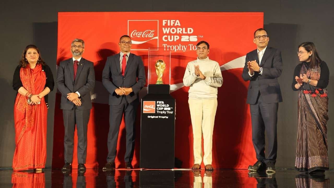 FIFA World Cup trophy tour launched by Sports Minister Mansukh Mandaviya in Delhi