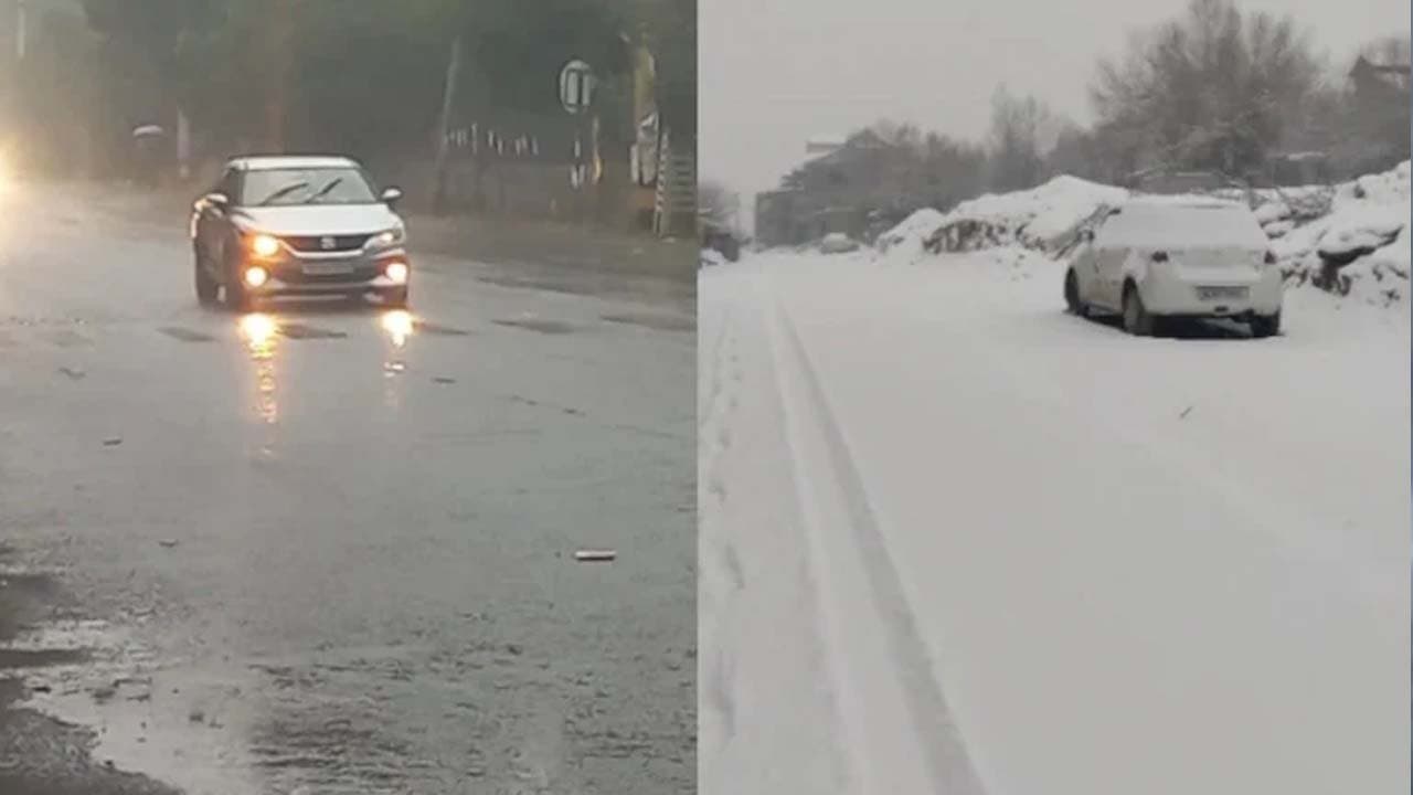 Rain in Delhi snowfall in Kashmir a major change in weather across North India
