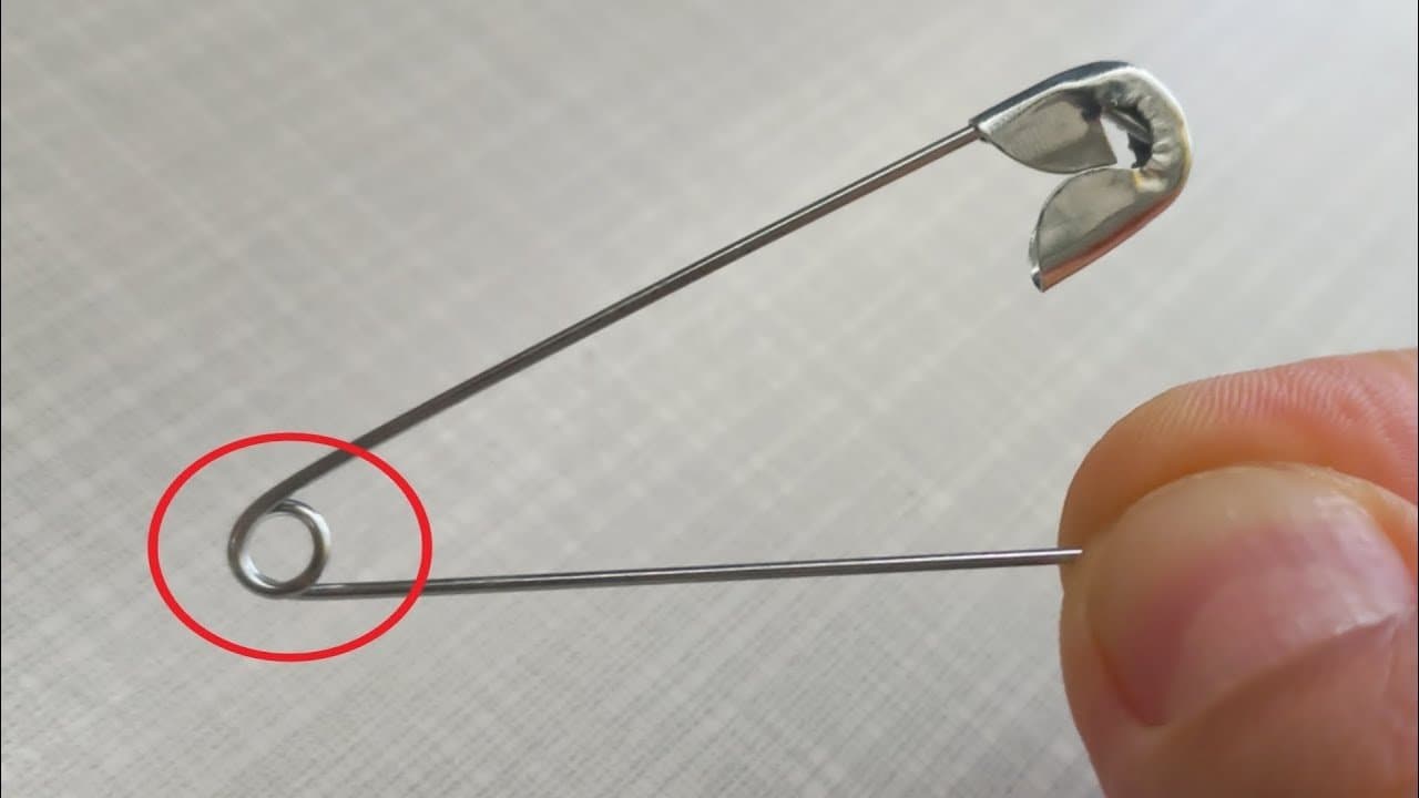 Do You know: Why safety pins have small holes
