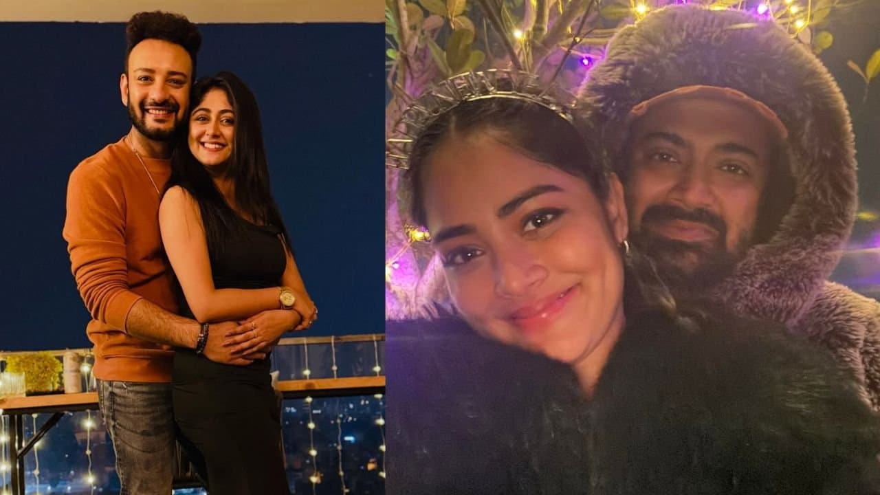 Saheb bhattacharya Susmita dey and sonamoni saha pratik sen welcome new year together 