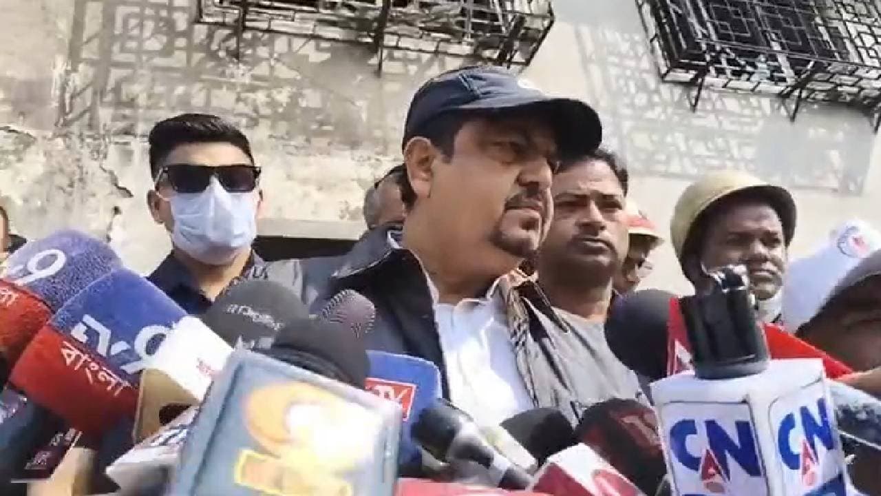 Fire Minister Sujit Bose Visited Anandapur Factory
