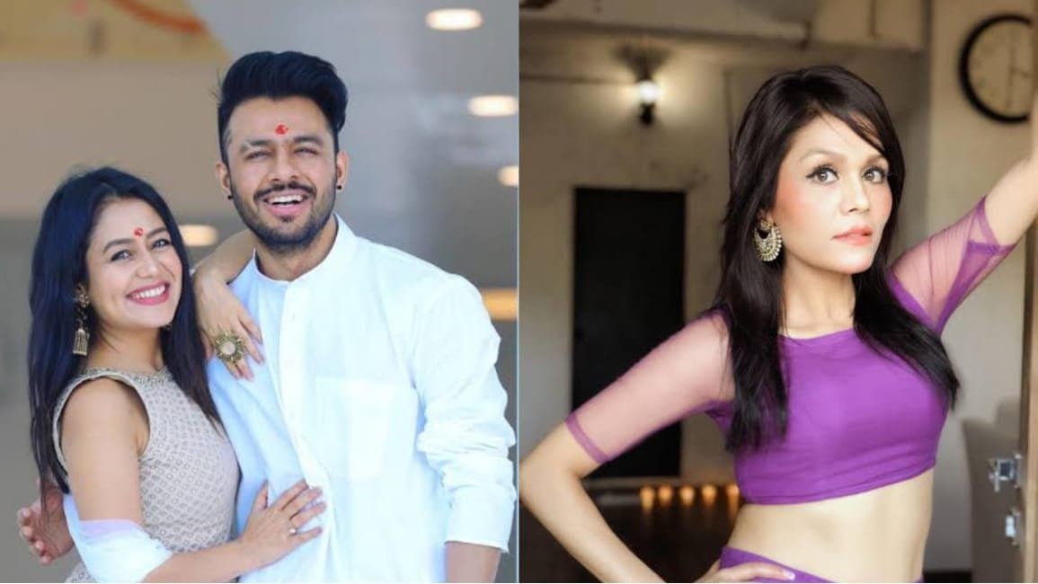 Neha Kakkar gets her brother Tony s initials tattooed after Sonu Kakkar breaks all ties with them