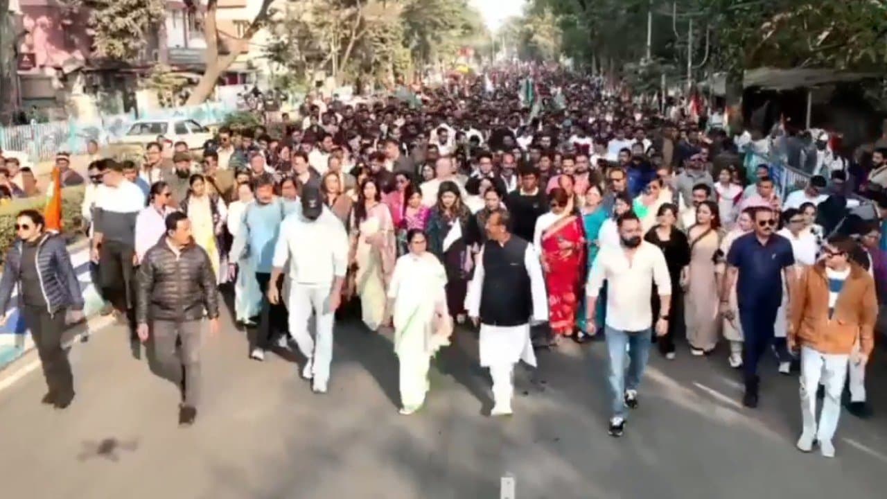 CM Mamata Banerjee rally at Kolkata 