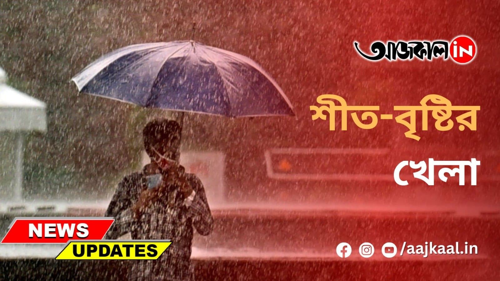 দিনভর ঝিরঝিরে বৃষ্টি