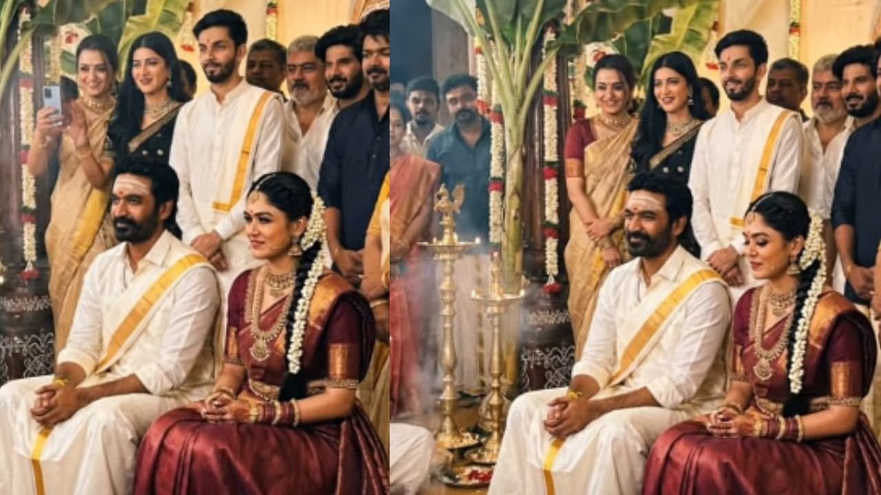Dhanush and Mrunal Thakurs fake photo doing rounds on social media