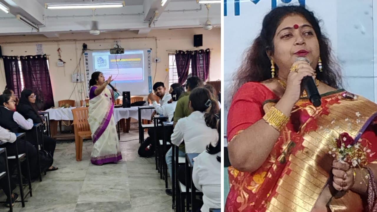 Visually impair professor is the pathfinder to many people