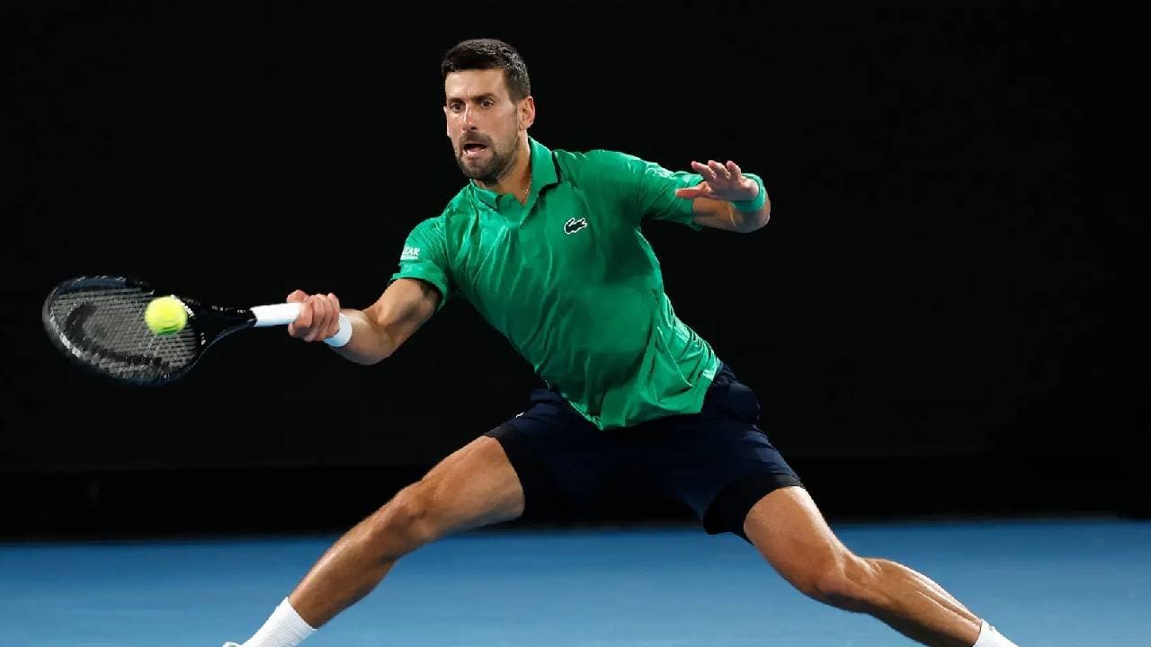 Novak Djokovic Wins match in australian open