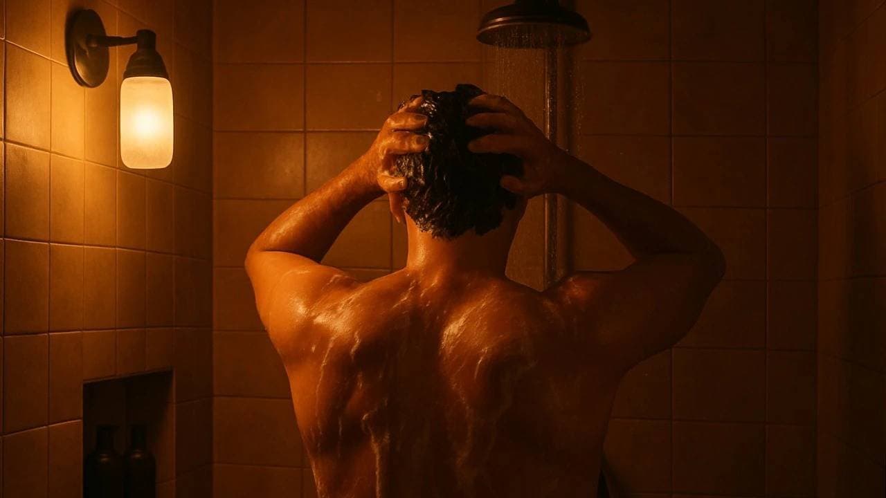 Dark showering reduce stress and prepare body for sleep 