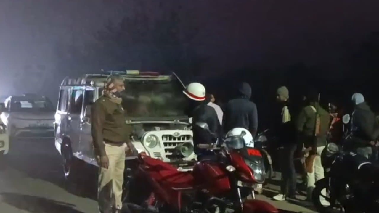 Collision between two buses