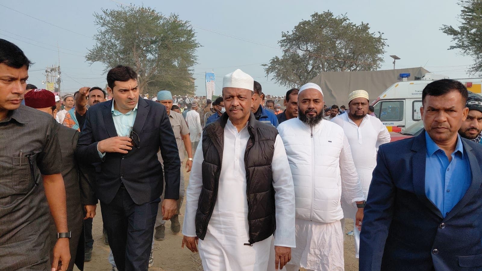Firhad Hakim visits the World Ijtema Grand Assembly site