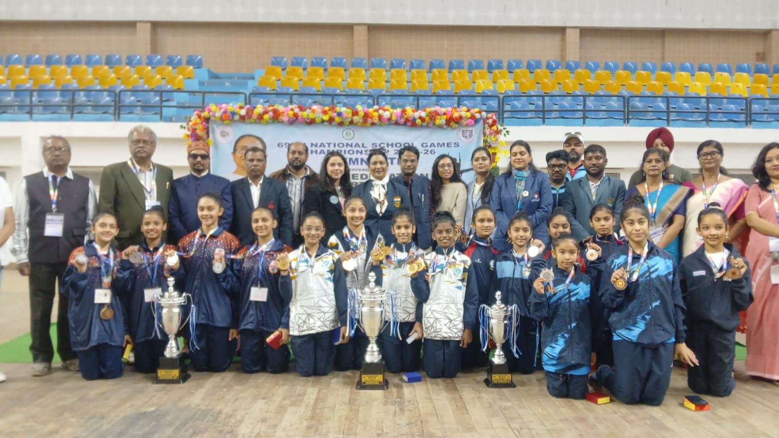 Bengal Gymnastics team achieves success in 69th National School Gymnastics Tournament 
