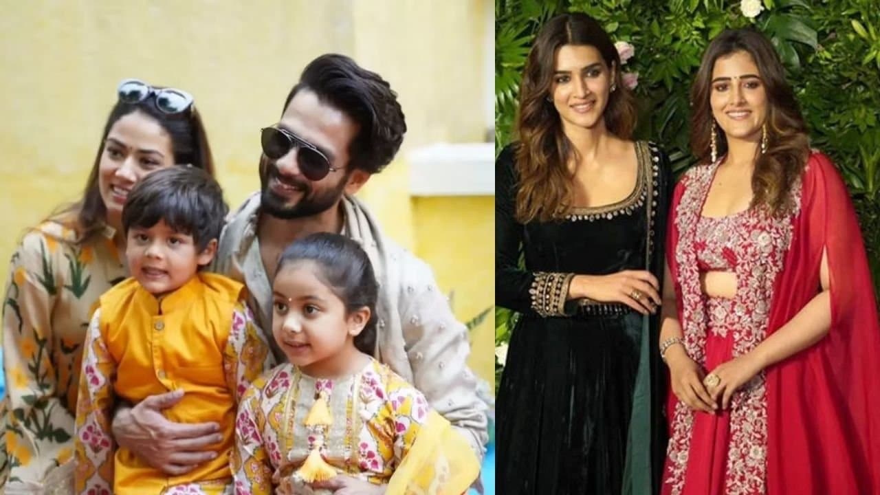 Shahid Kapoor talks about how he keeps his children out of spotlight kriti Sanon shares a heartfelt note after Nupur Sanons marriage 