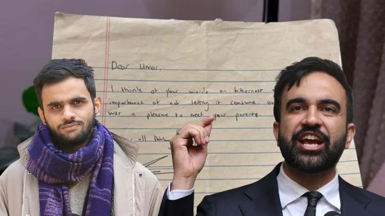 New York mayor Zohran Mamdani sends note to jailed activist Umar Khalid