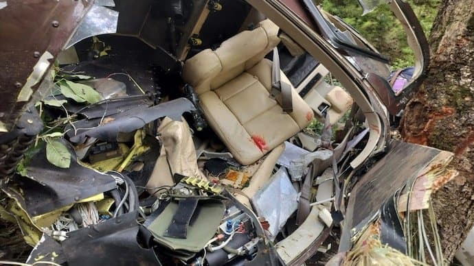 Five Tourists Dead As Helicopter Crashes Near Uttarkashi in Uttarakhand