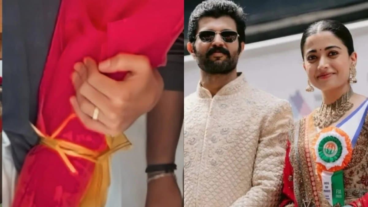 Vijay Deverakonda flaunts engagement ring with the rumoured fiance Rashmika Mandanna