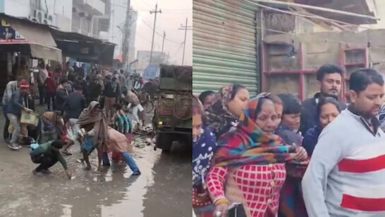 Bihar Boy Dies In Crash Crowd Loots Fish As His Body Lies On Side 