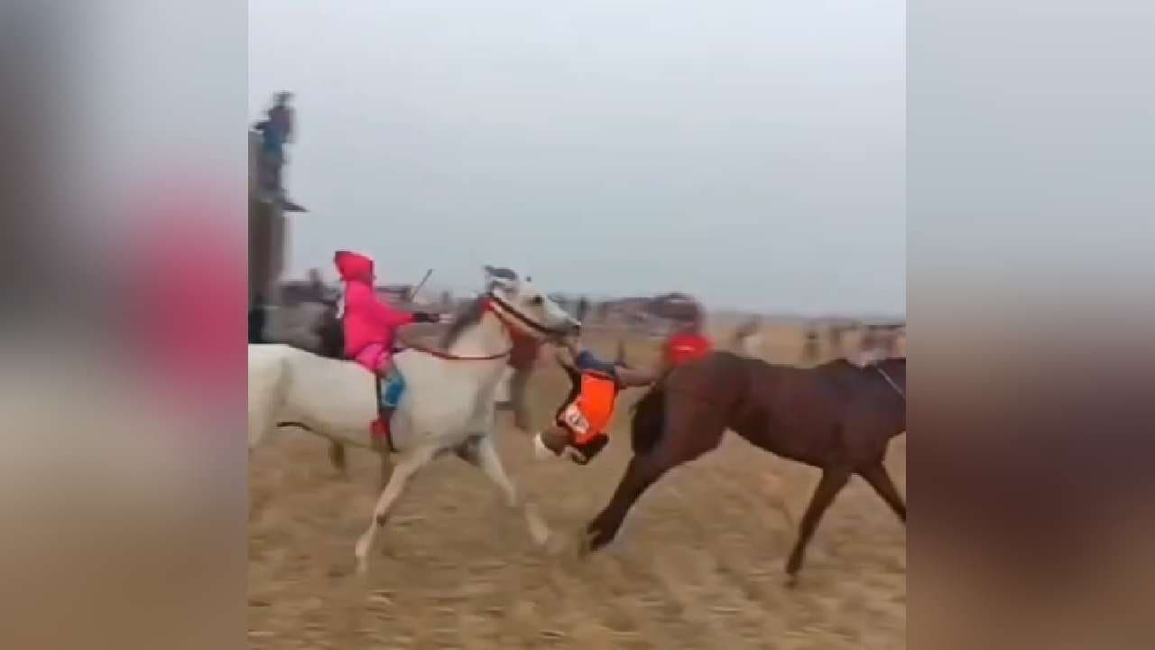 Terrible accident in Amtala as Sudden Bite Leaves Minor Dangling from Galloping Horse