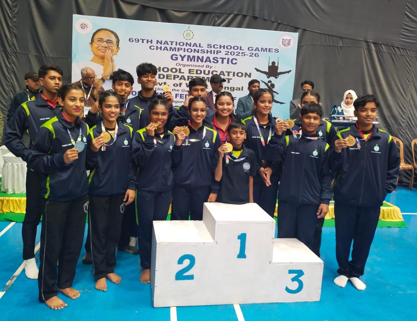 West Bengal Athletes shine in National School Games held in Kolkata 