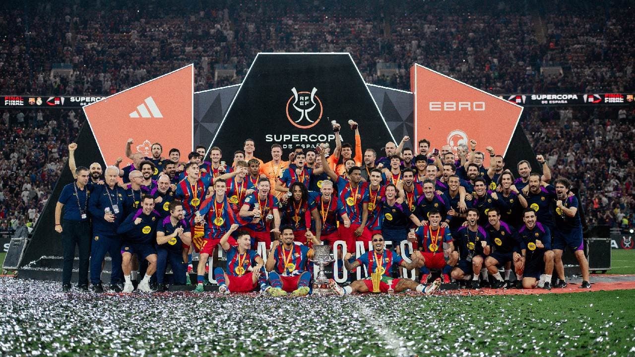 Viral Video: Lamine Yamal leaks another Szczesny smoking clip after Super Cup win