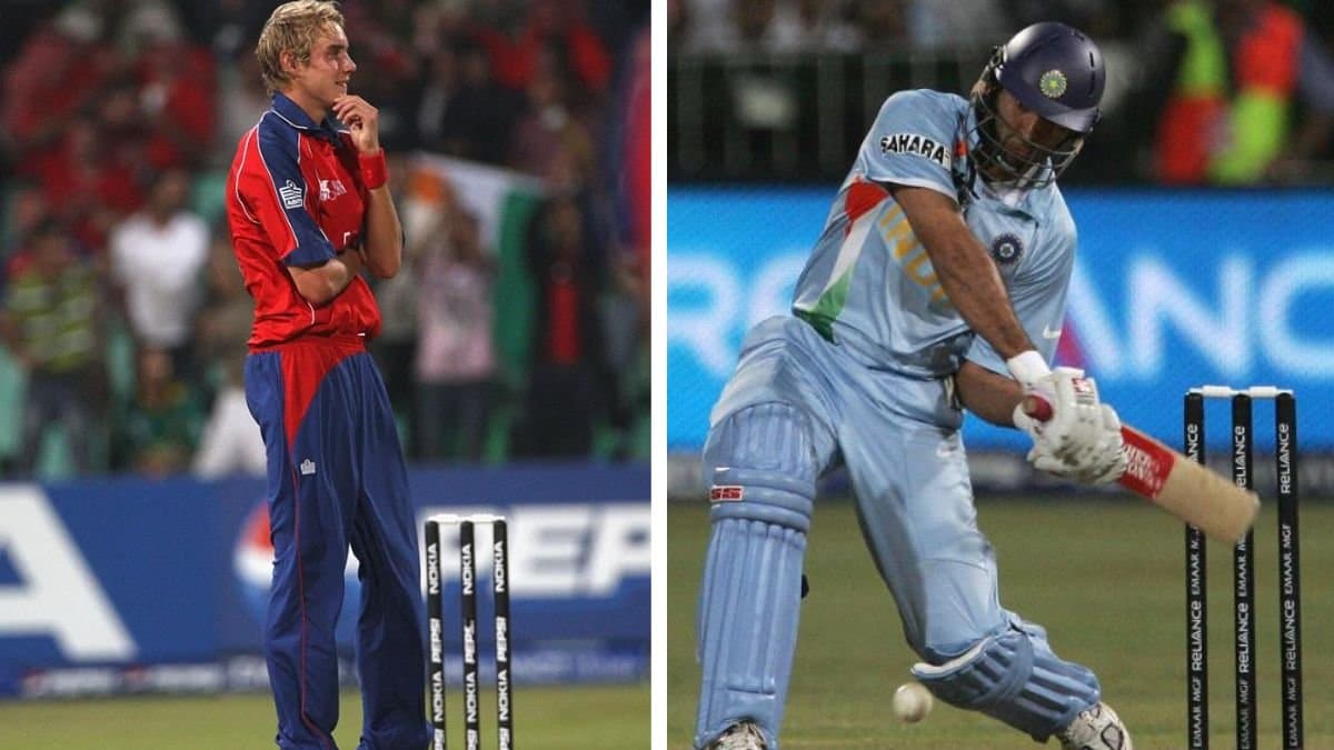 Slap in the face Stuart Broad says as Yuvraj Singhs six sixes in one over 