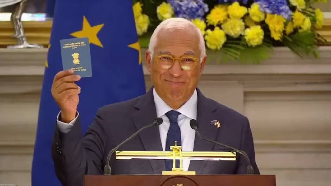 Antonio Costa flaunts India OCI card says My roots in Goa