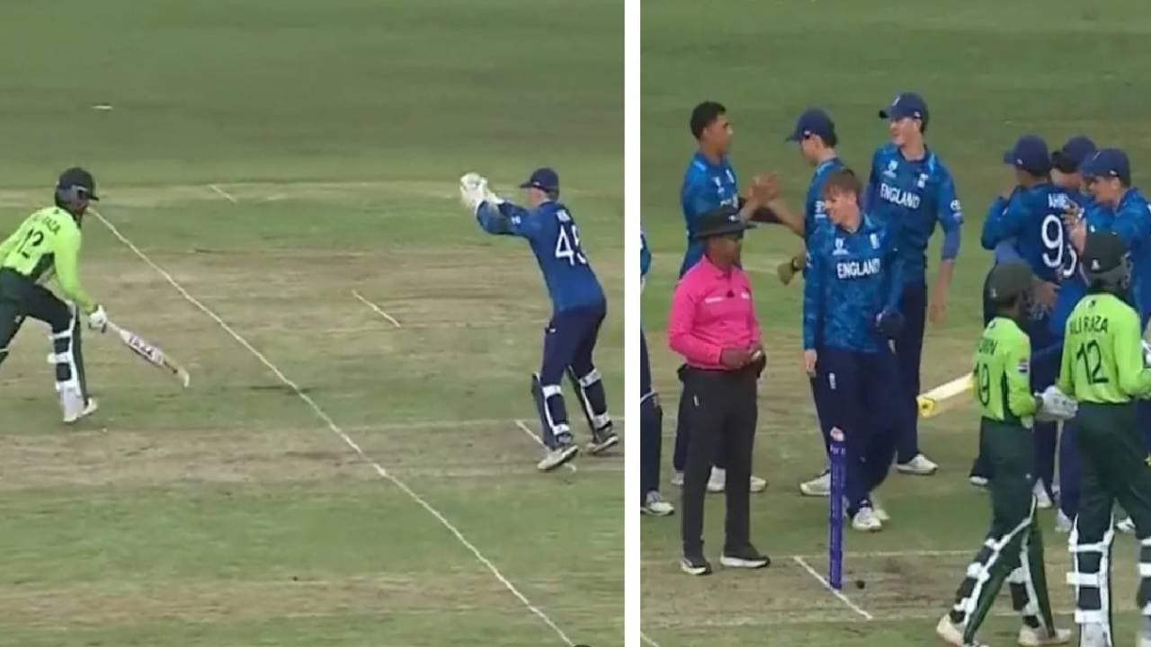 Pakistan Batter Lets England Keeper Run Him Out In U19 World Cup