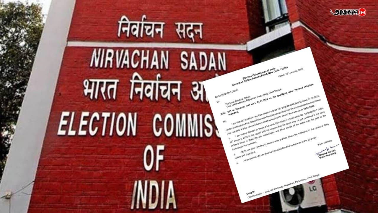 SIR In West Bengal ECI extends period of filing claims & objections to Draft Roll by four days