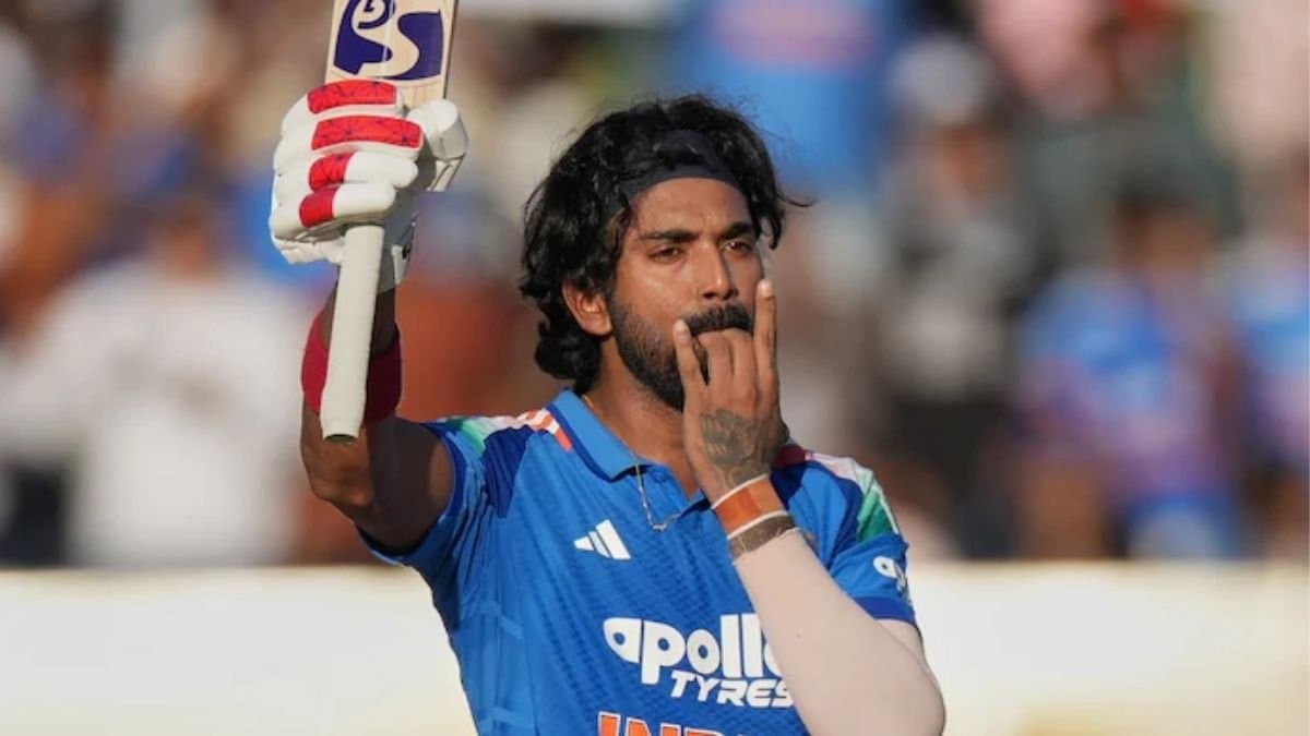 KL Rahul did a special celebration for his daughter after scoring a brilliant century against New Zealand 