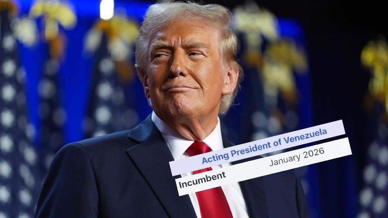 Trump describes himself as Acting President of Venezuela