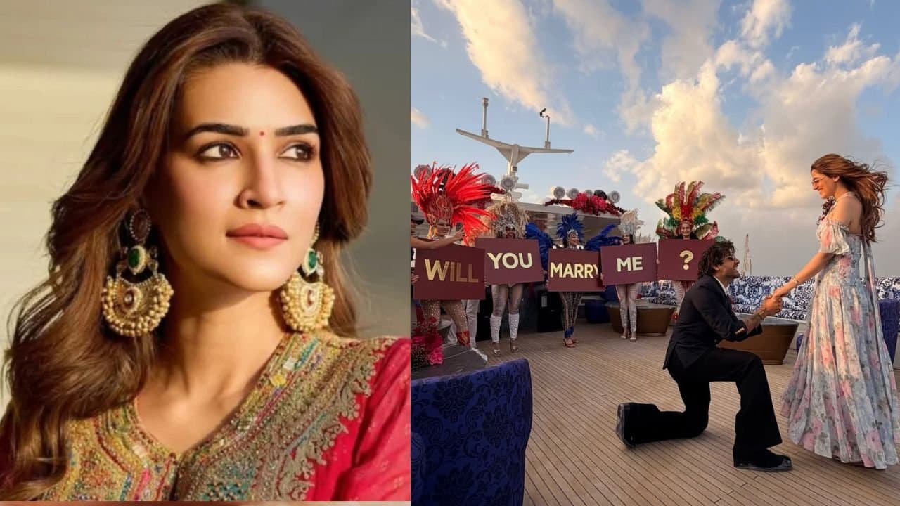 Kriti Sanons Sister Nupur Sanon Gets Engaged To BF Stebin Ben Ahead Of Udaipur Wedding