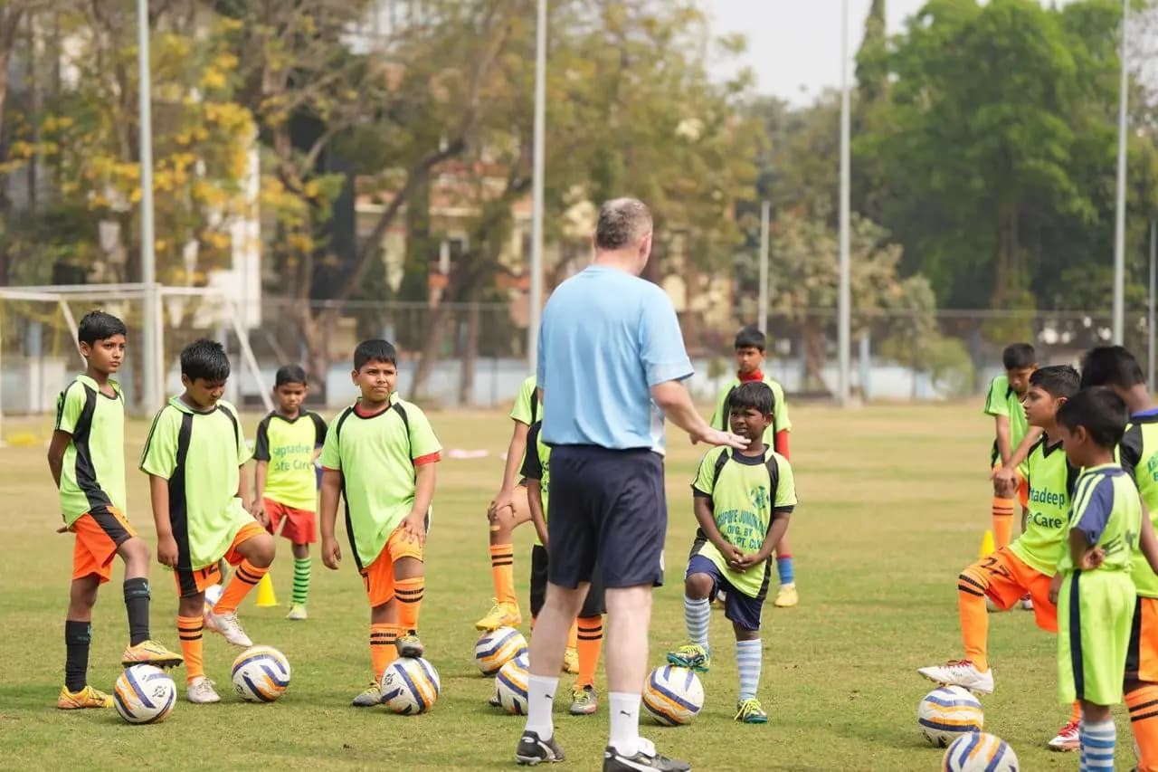 Techno India Group Advances Grassroot Sports Development through Techno India Manchester City Football School Community Football Initiative 
