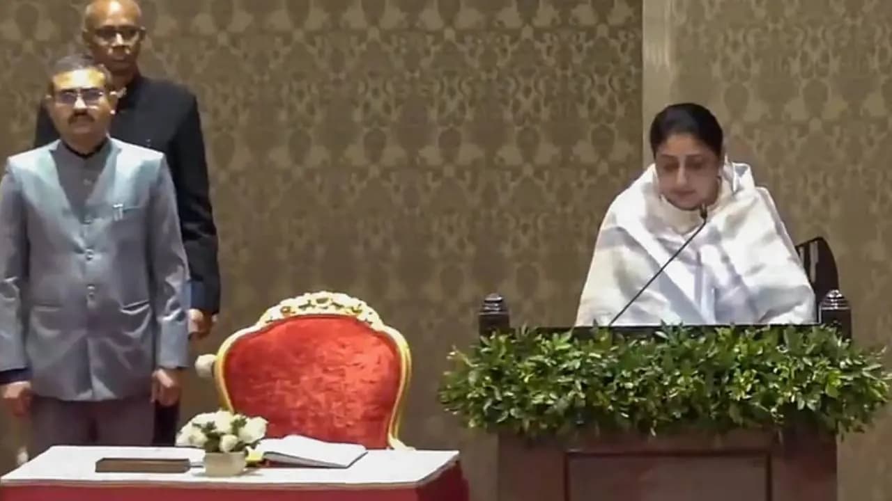 Sunetra Pawar sworn in Maharashtras first woman deputy chief minister