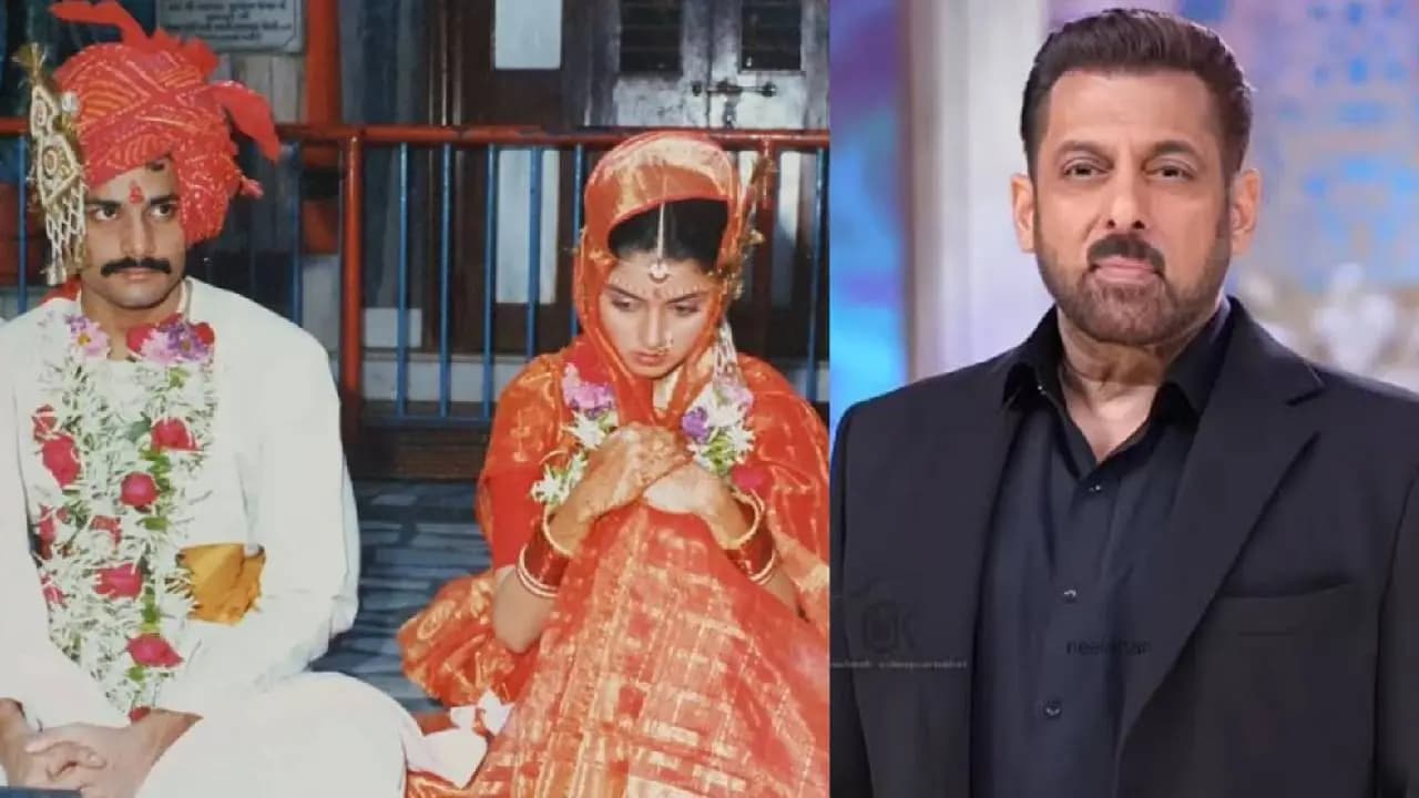 salman khan on Bhagyashree's wedding
