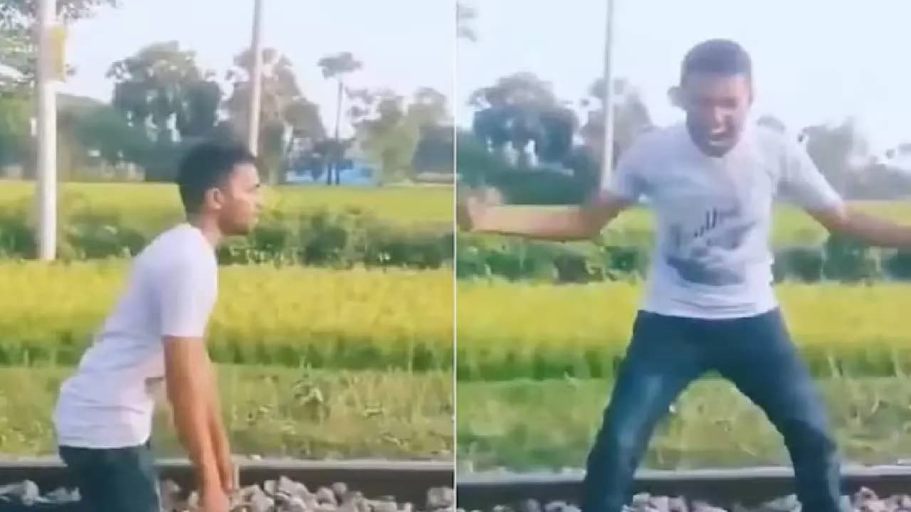 Hyderabad Top Cops Warning After Man Lies Under Moving Train For Reel 