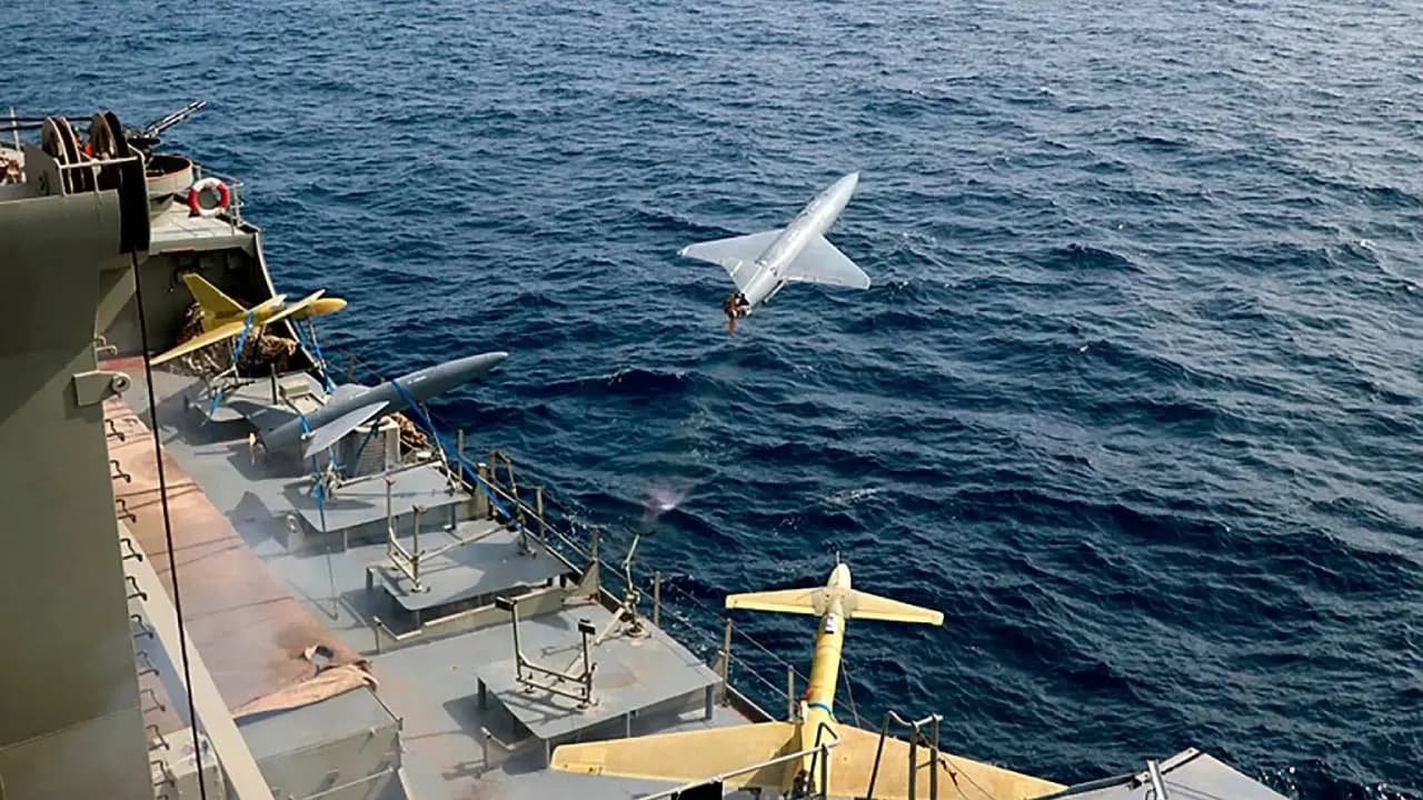 US downs Iranian drone in Arabian Sea 