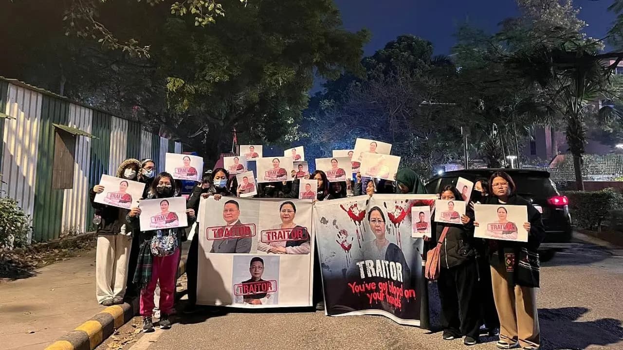 Manipur burning after it got new govt