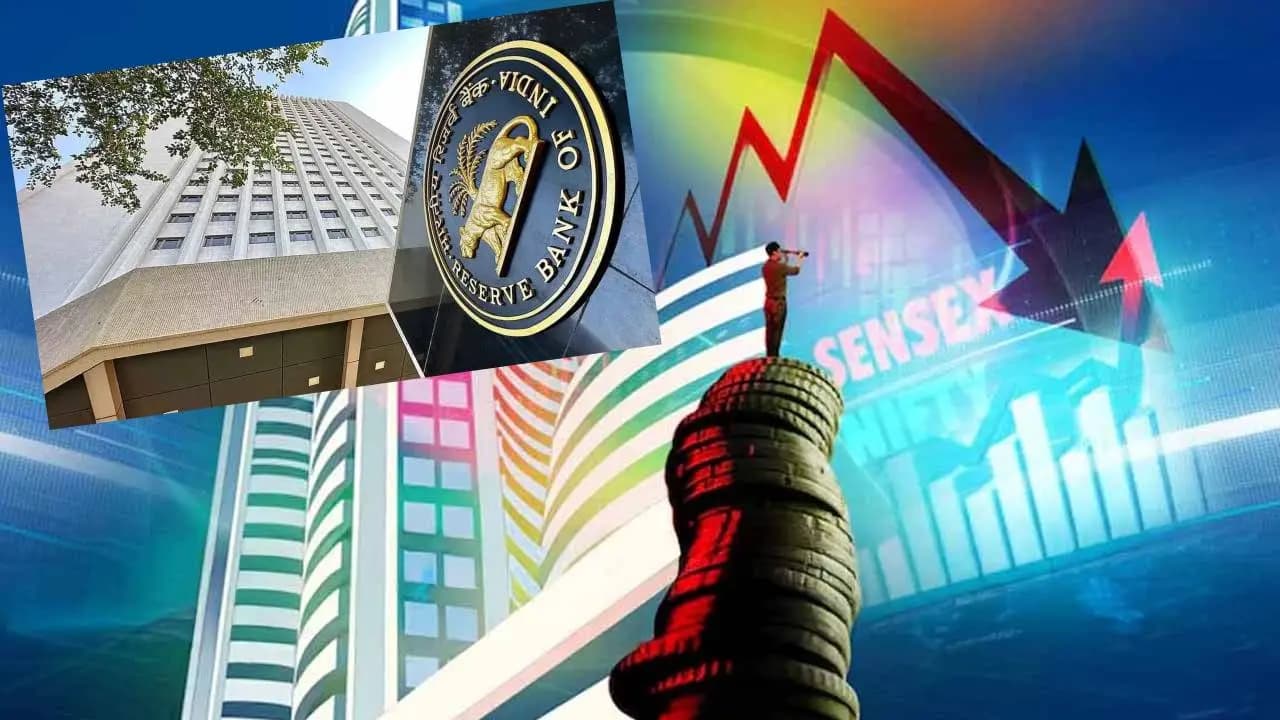 Stock Markets fell after RBI kept key lending rates unchanged