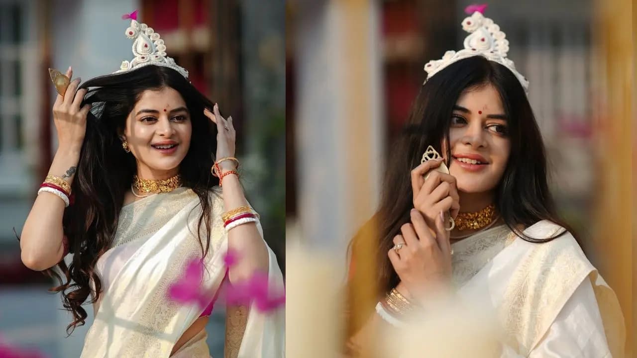 Madhumita Sarcars look can be a style guide for upcoming brides