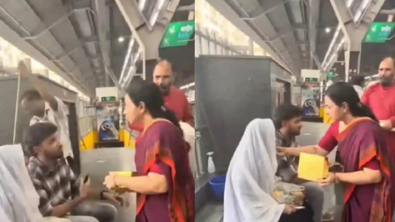 Mother Catches Son With Girlfriend At Metro Station She Arranges Engagement On Spot