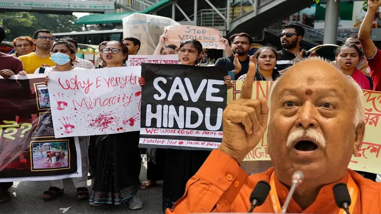 If one point two five crore hindus decide to fight RSS chief Mohan Bhagwats big remark on Bangladesh