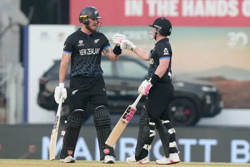 World Record at T20 World Cup - New Zealand record highest partnership for any wicket 