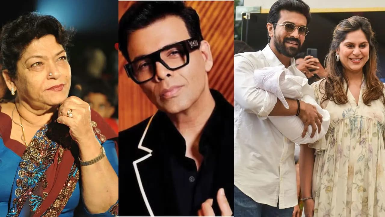 Karan Johar said he was traumatised after working with Saroj Khan ram charan consults with astrologer for babies birth