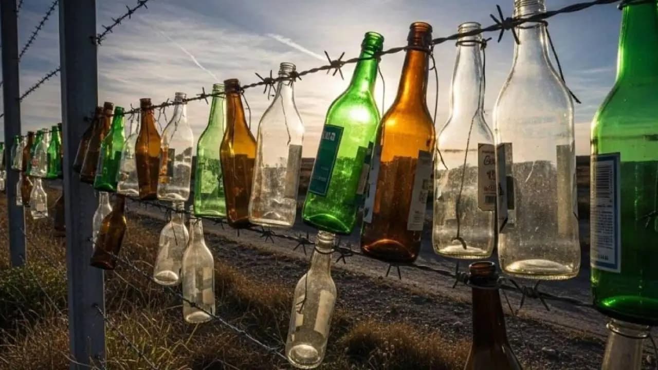 India And Pakistan Border: Why Are Empty Glass Bottles Hung On The India and Pakistan Border Fence