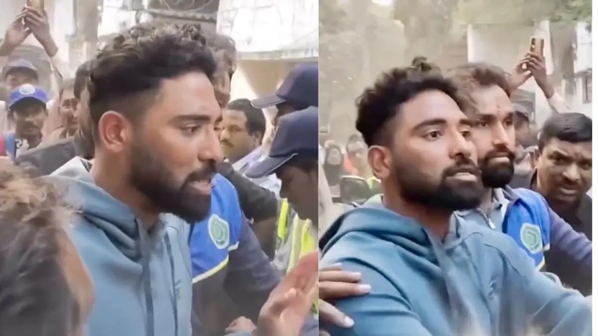 T20 World Cup:Indian pacer Mohammed Siraj lost his cool
