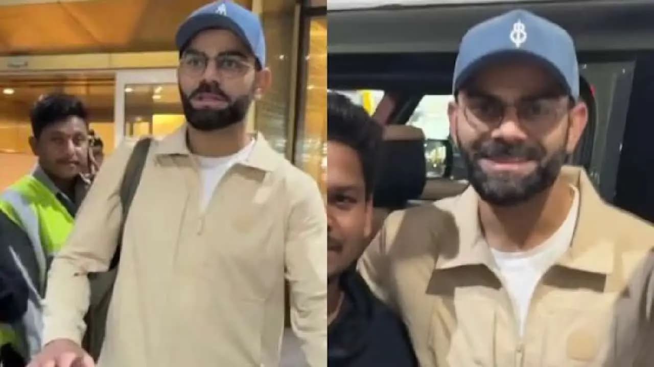 Virat Kohli returns to India in fun mood amid T20 World Cup